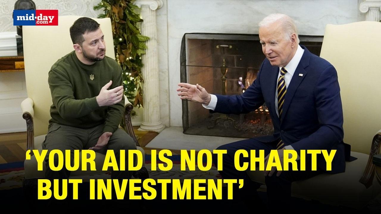 ‘Your Aid Is Not Charity But Investment’ Ukraine President Zelenskyy At US